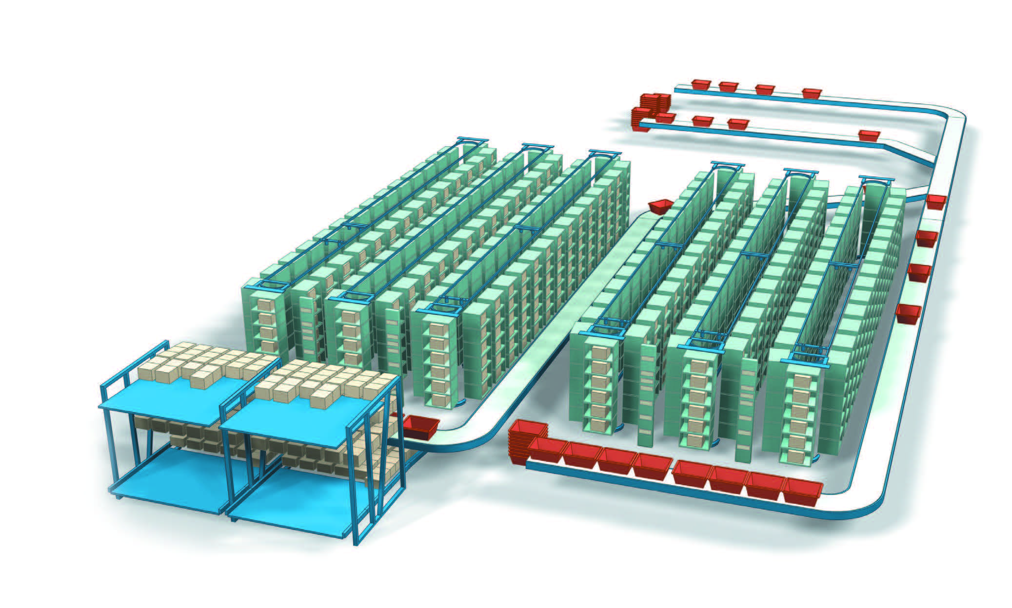 horizontal carousel diagram