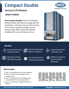 Compact double brochure