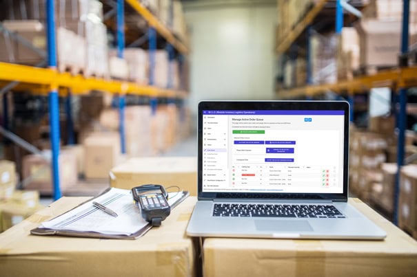 MILO software on a laptop