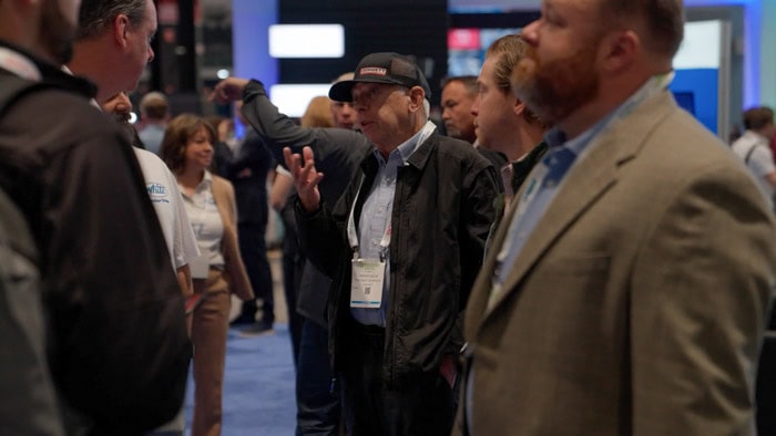 booth photo from previous trade show