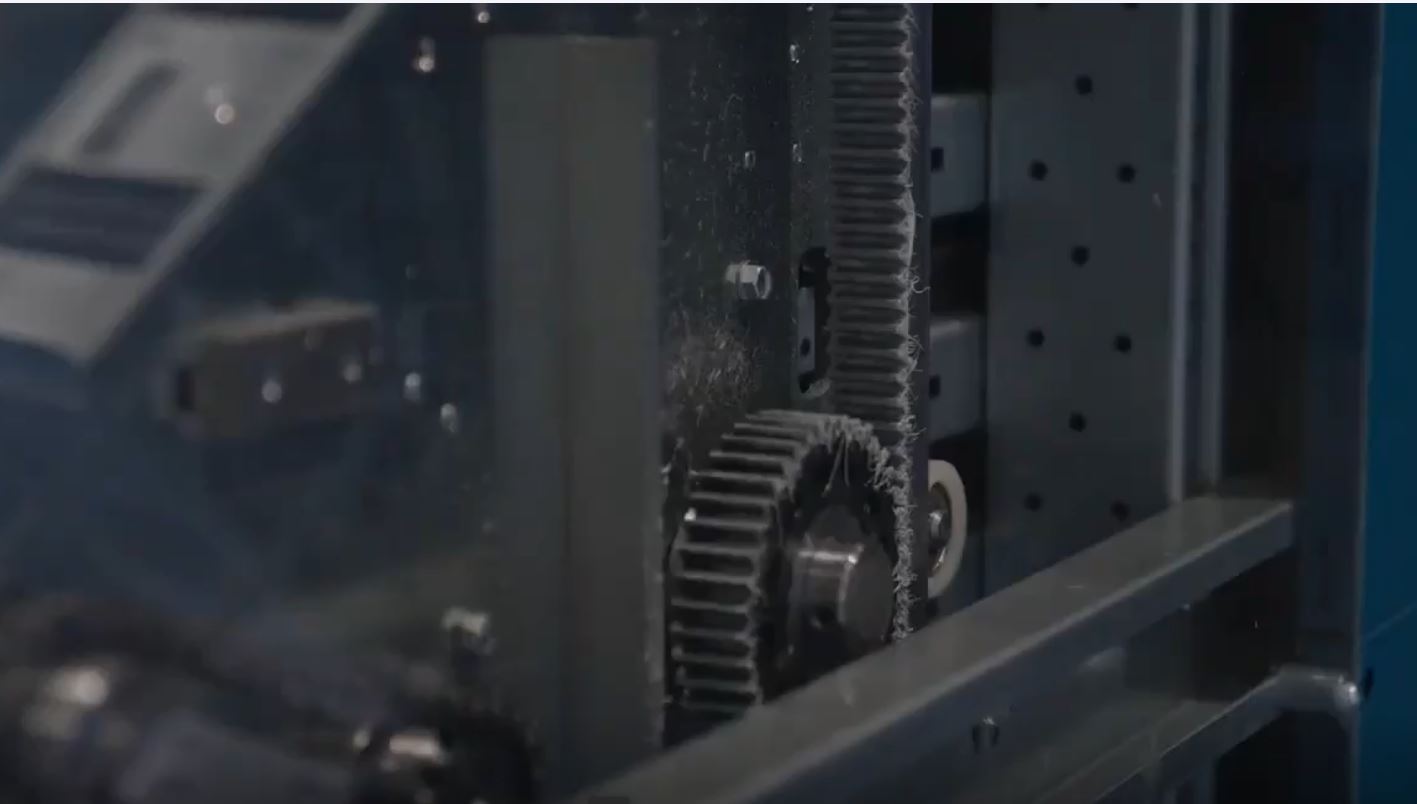 VLM rack and pinion at White Systems Modex booth