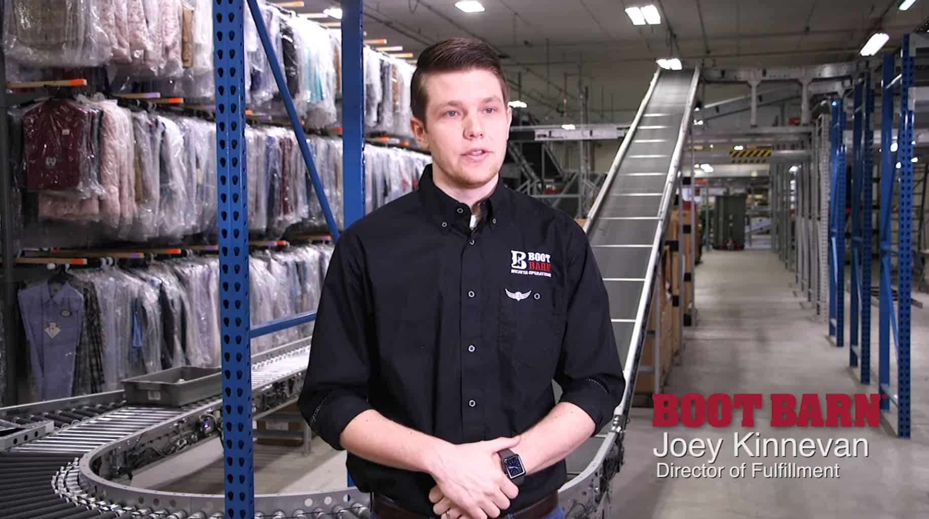 Director of Fulfillment talking about White Horizontal Carousels for Boot Barn case study